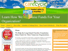 Tablet Screenshot of carecycleinc.com